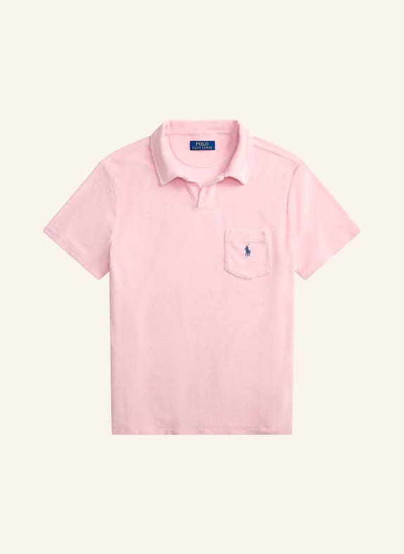 POLO RALPH LAUREN Frottee-Poloshirt Regular Fit ROSA