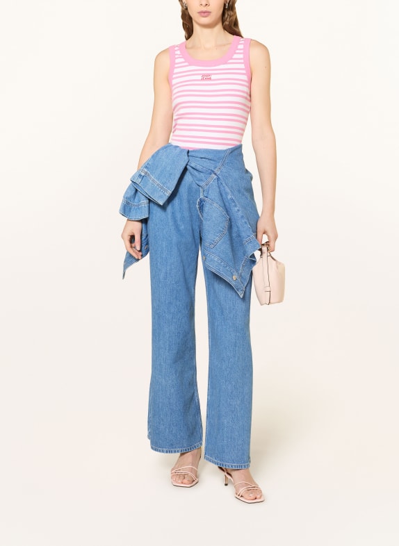 JOOP! JEANS Top TIANI ROZE / WIT