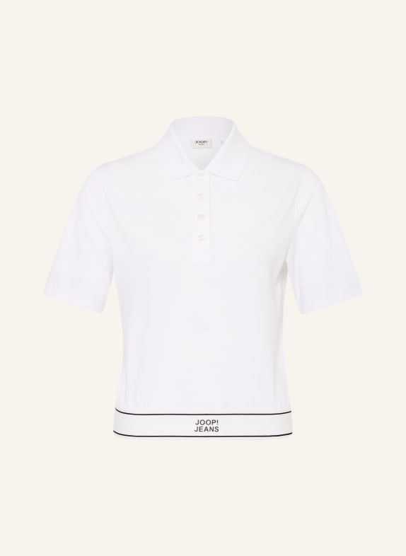 JOOP! JEANS Piqué-Poloshirt TALENA WEISS