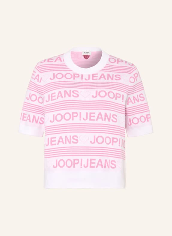 JOOP! JEANS KARIE knit shirt PINK / LIGHT PINK / WHITE