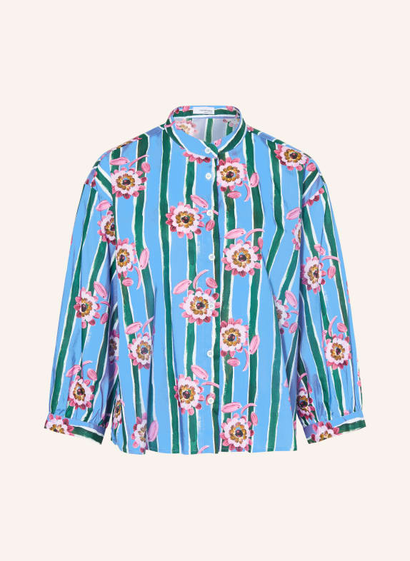 rossana diva Bluse BLAU / ROSA / GRÜN