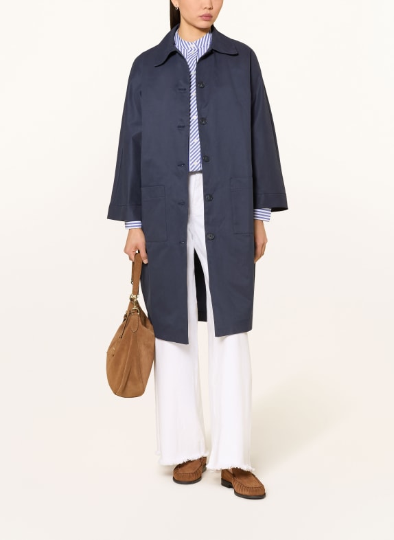 rossana diva coat BLUE