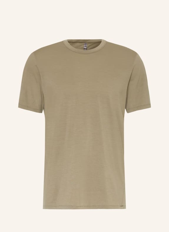 VEILANCE T-Shirt FRAME aus Merinowolle KHAKI