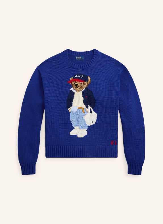 POLO RALPH LAUREN svetr MODRÁ