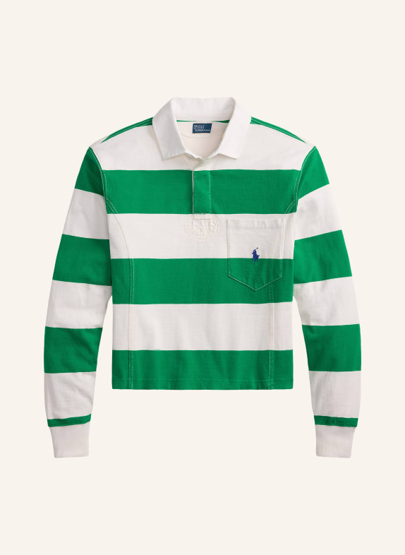 POLO RALPH LAUREN Rugbyshirt GRÜN / WEISS