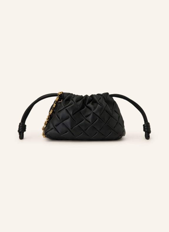 LOEWE Clutch FLAMENCO MINI SCHWARZ / GOLD