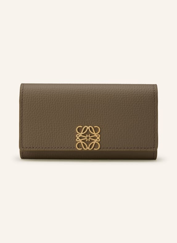 LOEWE Schlüsseletui ANAGRAM KHAKI