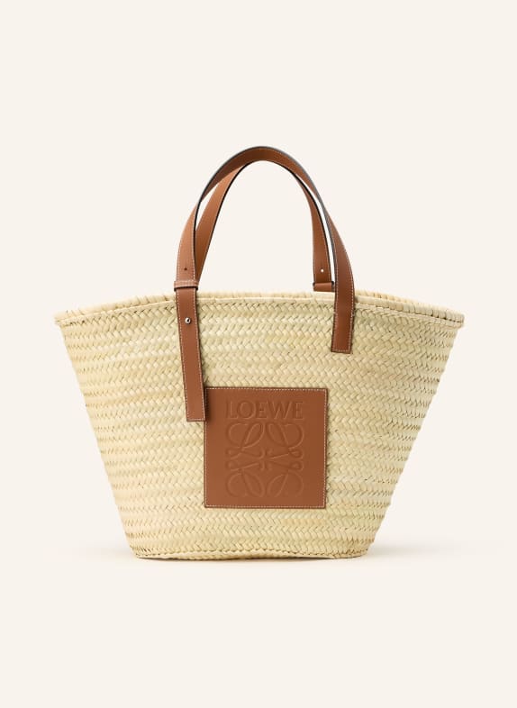 LOEWE Shopper CLASSIC BASKET LARGE HELLBRAUN / BRAUN