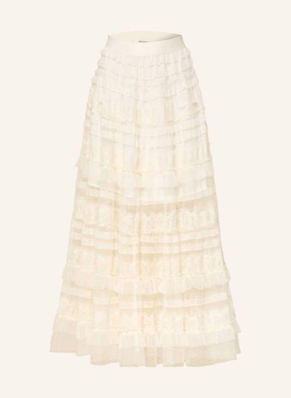 ALLSAINTS Krajková sukně ARLEA KRÉMOVÁ