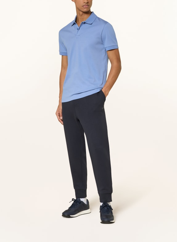 BOSS Jersey-Poloshirt PIO HELLBLAU