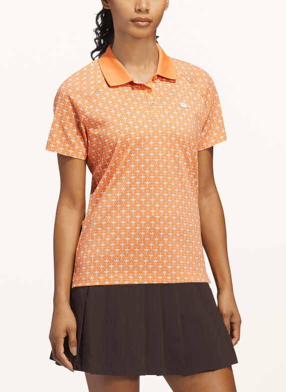 adidas Originals Functioneel poloshirt NOV ORANJE / WIT