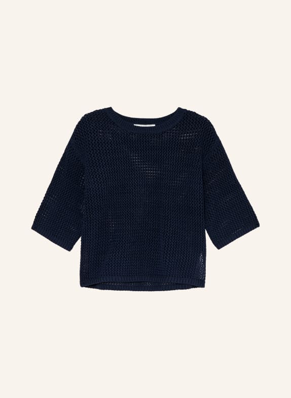 BETTY&CO pletené tričko TMAVĚ MODRÁ