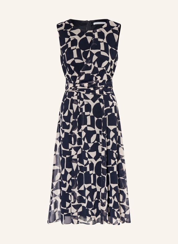 BETTY&CO šaty TMAVĚ MODRÁ / BÉŽOVÁ