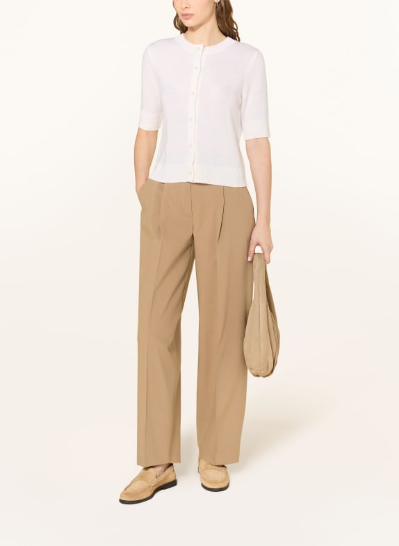 darling harbour Strickjacke mit Cashmere und 3/4-Arm CREME