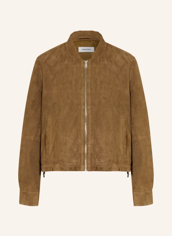 darling harbour Lederblouson TOBACCO