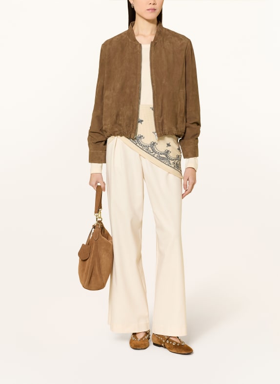 darling harbour Lederblouson TOBACCO