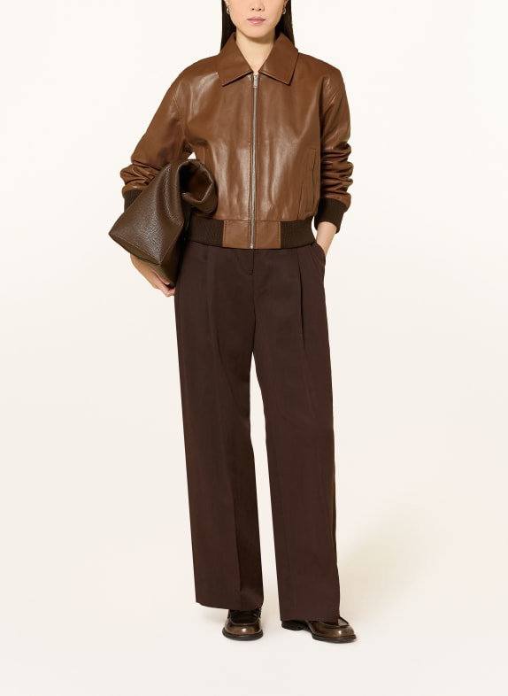 darling harbour Lederblouson BROWN