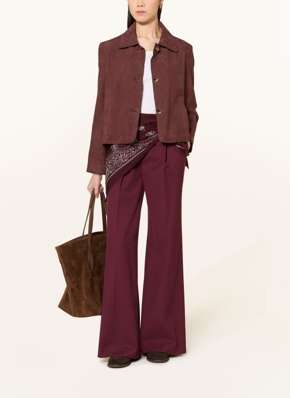 darling harbour Lederjacke BORDEAUX