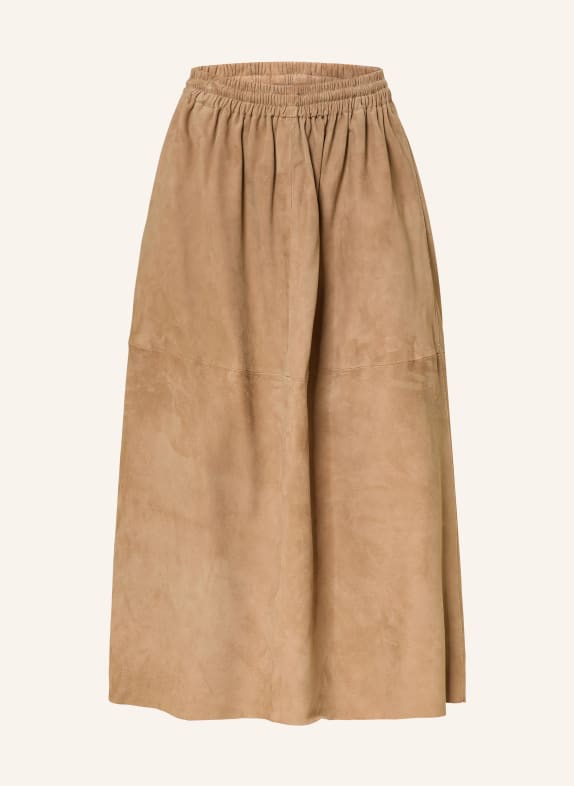 MRS & HUGS Lederrock TAUPE