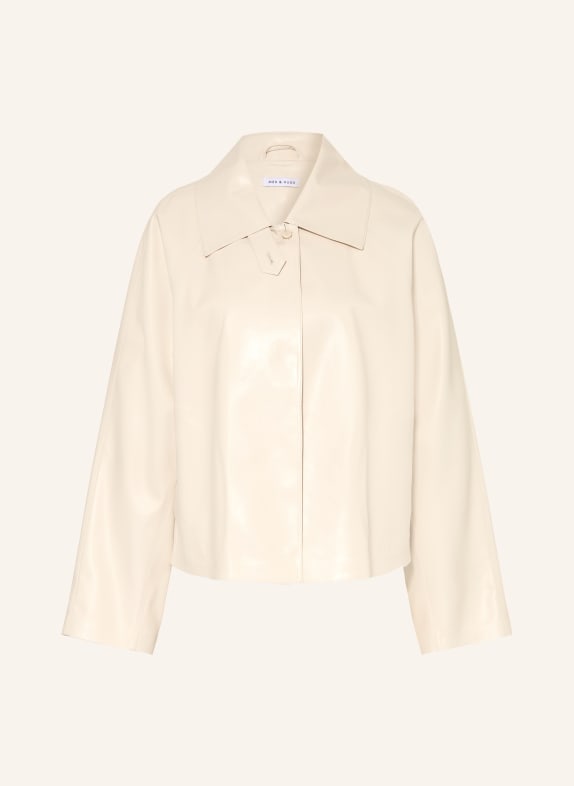 MRS & HUGS Bunda v koženém vzhledu REŽNÁ