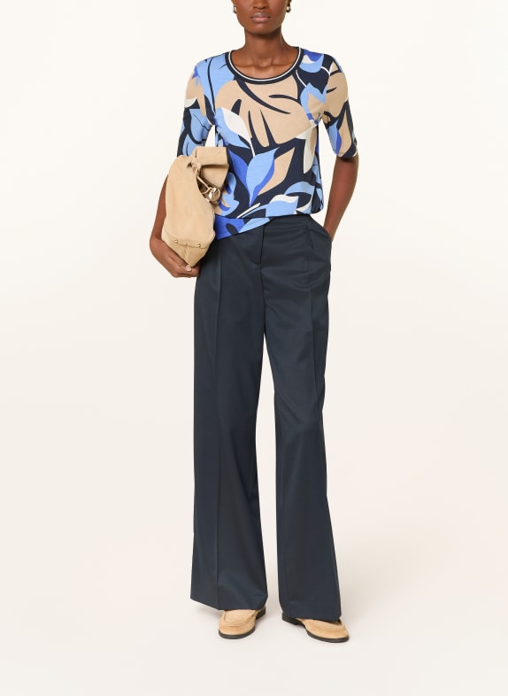 Betty Barclay T-shirt BLAUW / BEIGE / DONKERBLAUW
