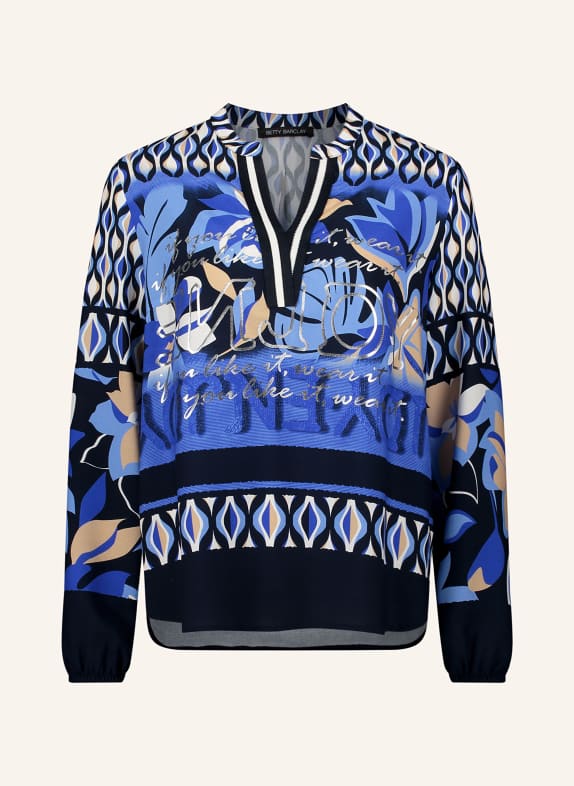 Betty Barclay blůza MODRÁ / REŽNÁ / TMAVĚ MODRÁ