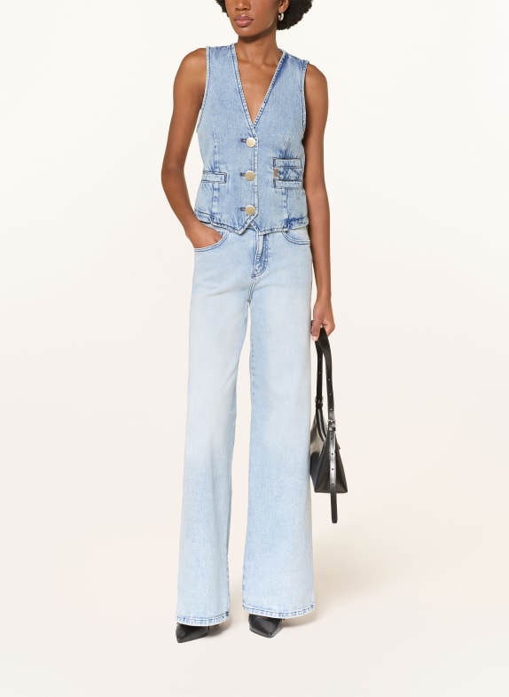 ARMANI EXCHANGE gilet en jean BLEU CLAIR