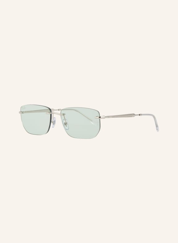 Ray-Ban Sunglasses RB3768 SILVER/ LIGHT GREEN