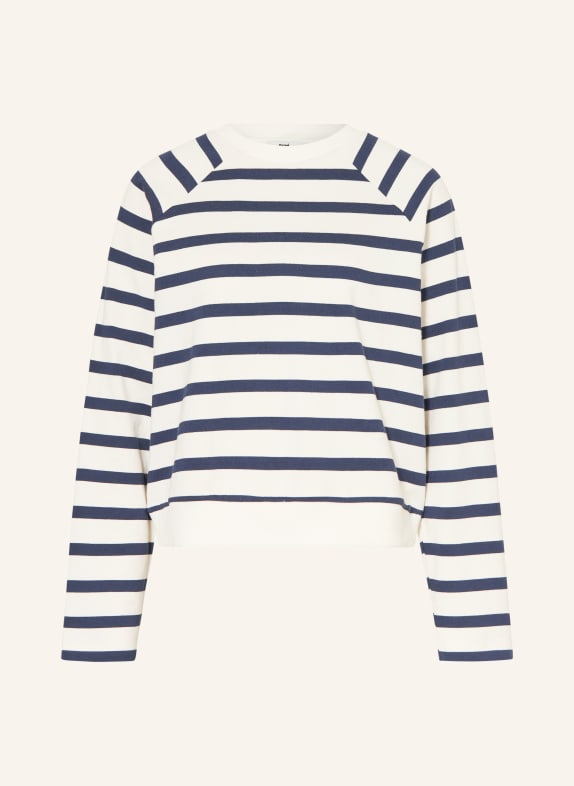 mavi mikina BÍLÁ / TMAVĚ MODRÁ