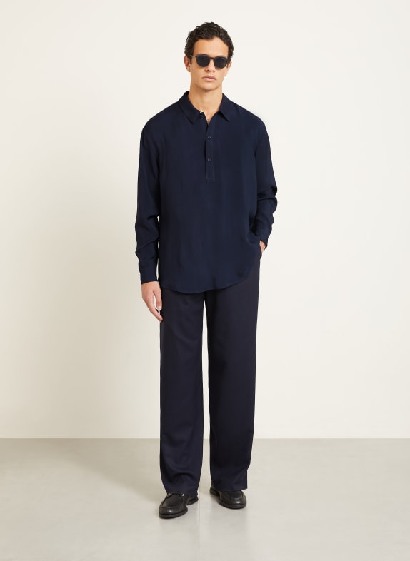 GIORGIO ARMANI Košile Comfort Fit TMAVĚ MODRÁ