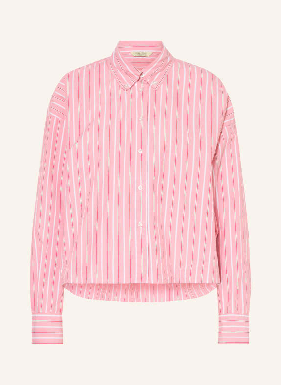 Herrlicher Hemdbluse TILA ROSA / ROT / WEISS