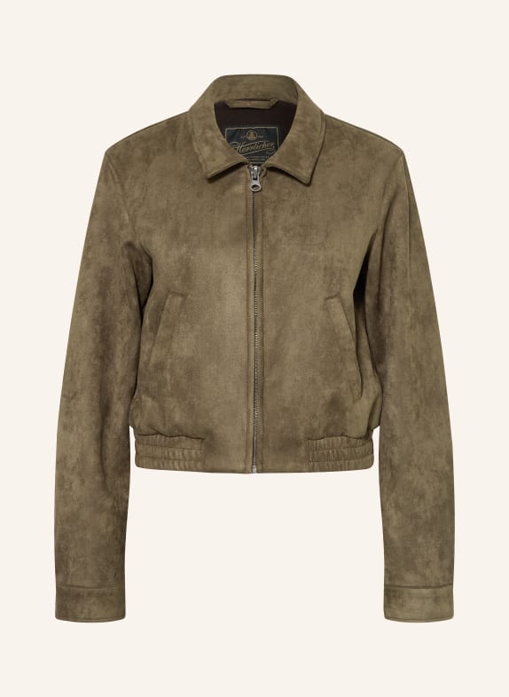 Herrlicher Blouson LORIA in Lederoptik BRAUN