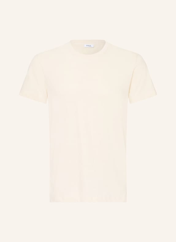 PAUL T-Shirt mit Leinen CREME