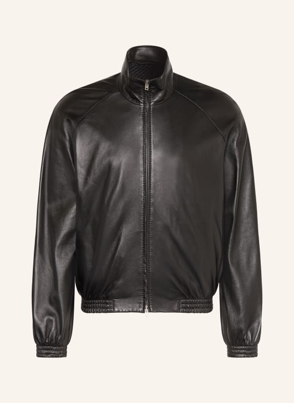 Acne Studios Lederblouson SCHWARZ