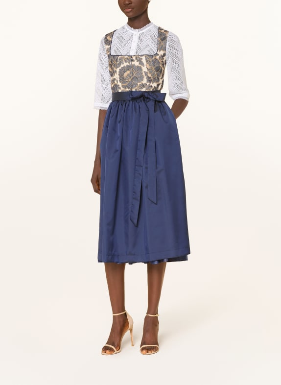 BERWIN & WOLFF traditional dress BLUE / BEIGE / CREAM