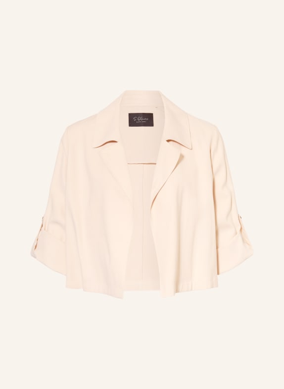 s.Oliver BLACK LABEL Blazer mit 3/4-Arm ECRU