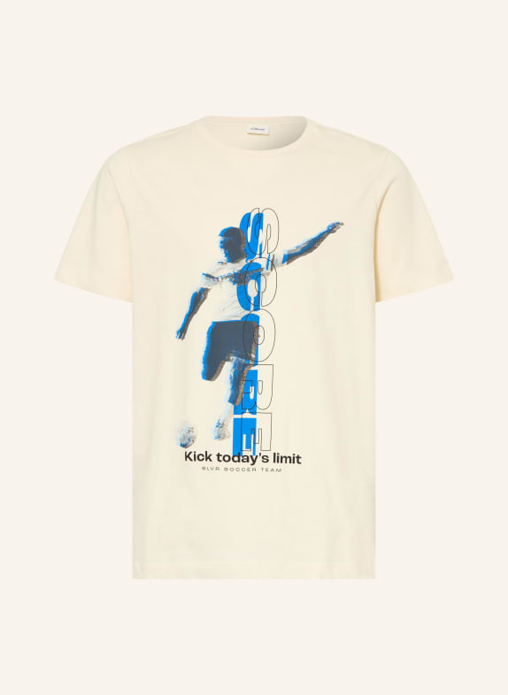 s.Oliver RED T-shirt ÉCRU / BLEU / NOIR