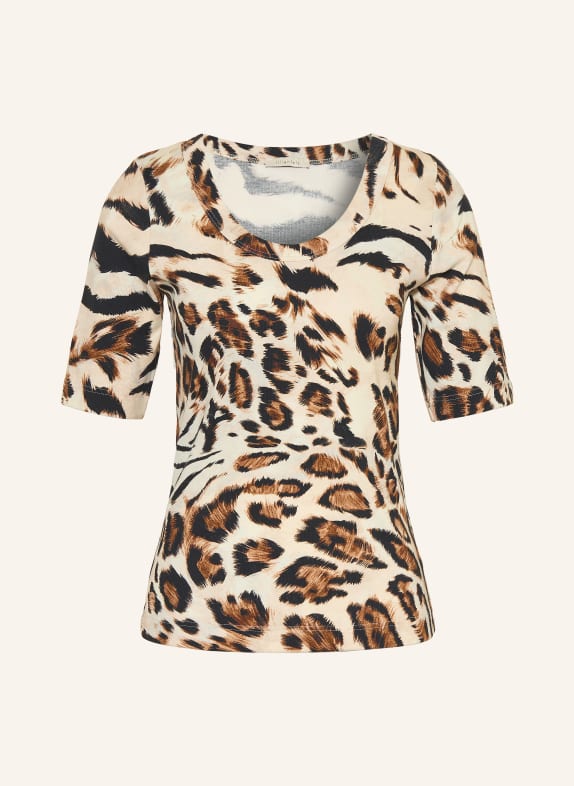 lilienfels T-Shirt BEIGE / BRAUN / SCHWARZ