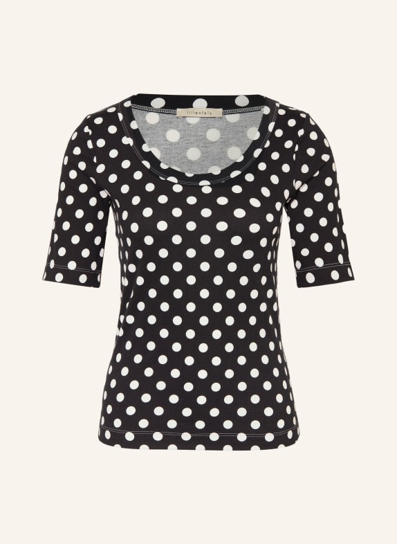 lilienfels tričko ČERNÁ / BÍLÁ