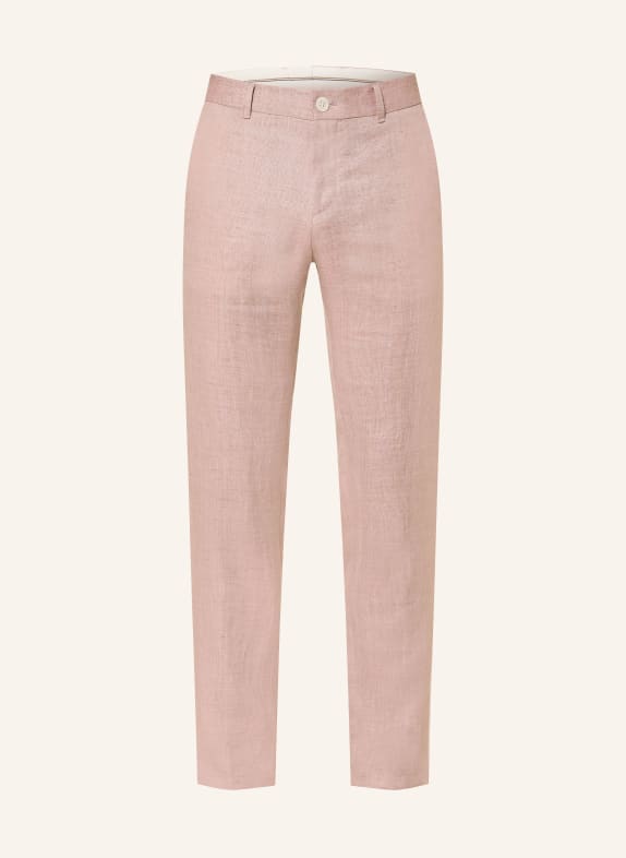 BOSS Oblekové kalhoty GENIUS Slim Fit 686 LIGHT/PASTEL PINK