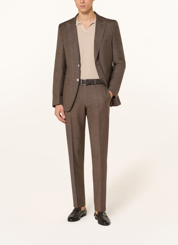 BOSS Pantalon GENIUS Extra Slim Fit 207 DARK BROWN