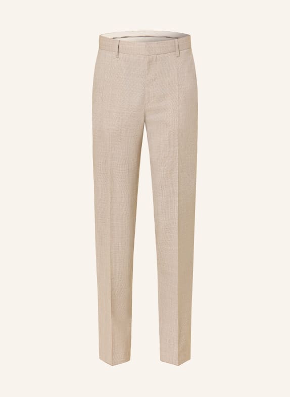 BOSS LENON Regular Fit Suit Pants 286 OPEN BEIGE