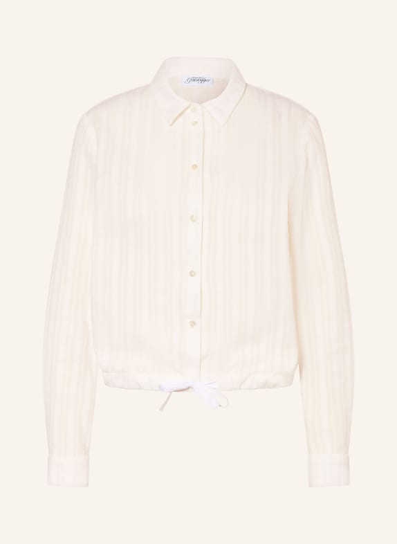 Grasegger Košile EVELIN z krajky s otvory BÍLÁ