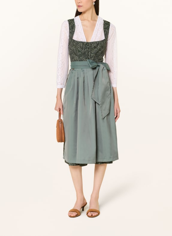 CocoVero Dirndlblouse LENE van kant WIT