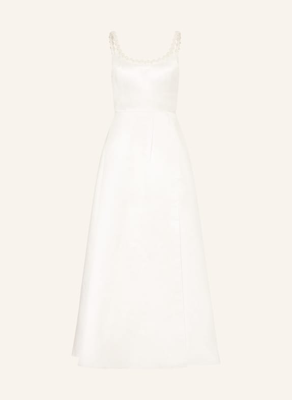 APART Večerní šaty ze saténu s ozdobnými perličkami REŽNÁ