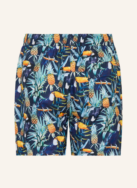 RAGMAN zwemshort DONKERBLAUW / DONKERGEEL / LICHTBLAUW
