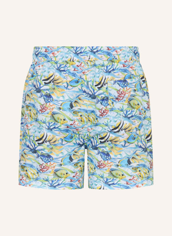 RAGMAN zwemshort BLAUW / GEEL / LICHTGROEN