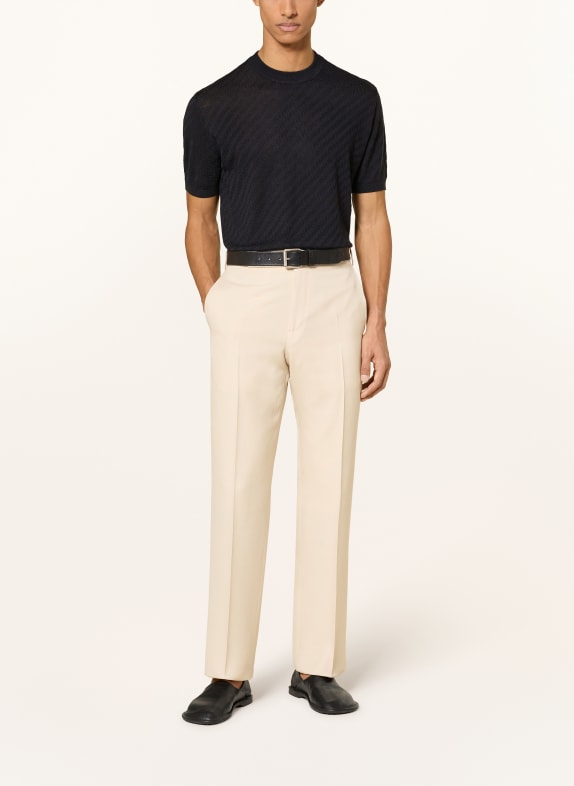 EMPORIO ARMANI Tricou din tricot ALBASTRU ÎNCHIS
