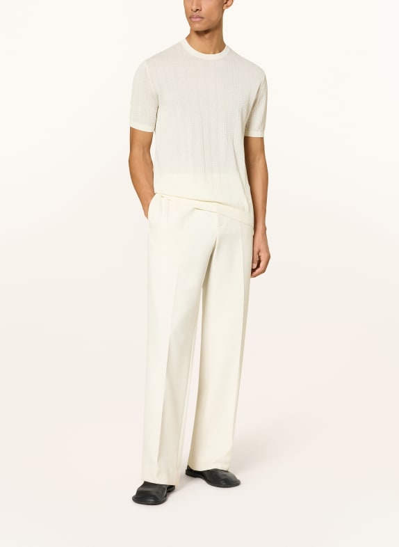 EMPORIO ARMANI Tricou din tricot ECRU
