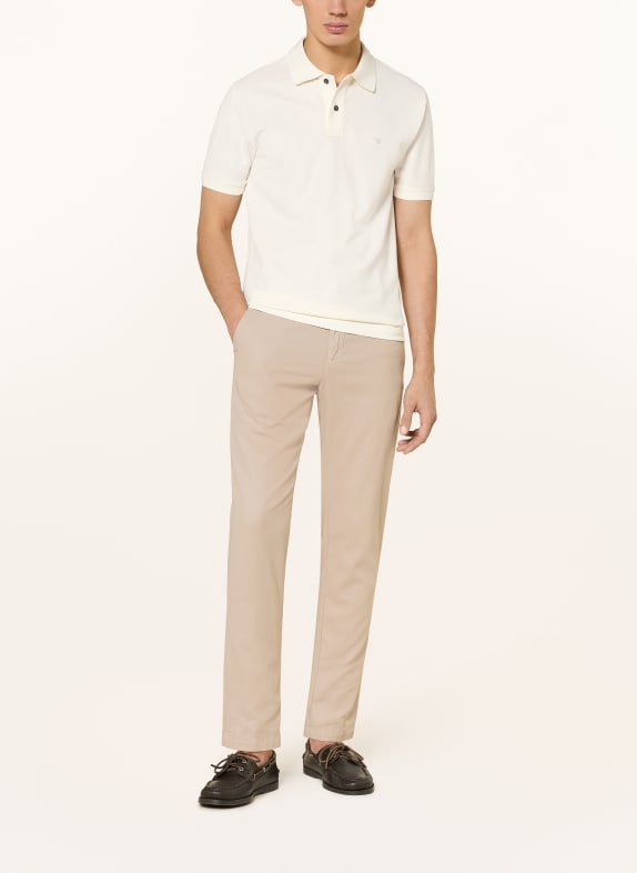 EMPORIO ARMANI Piqué-poloskjorte ECRU